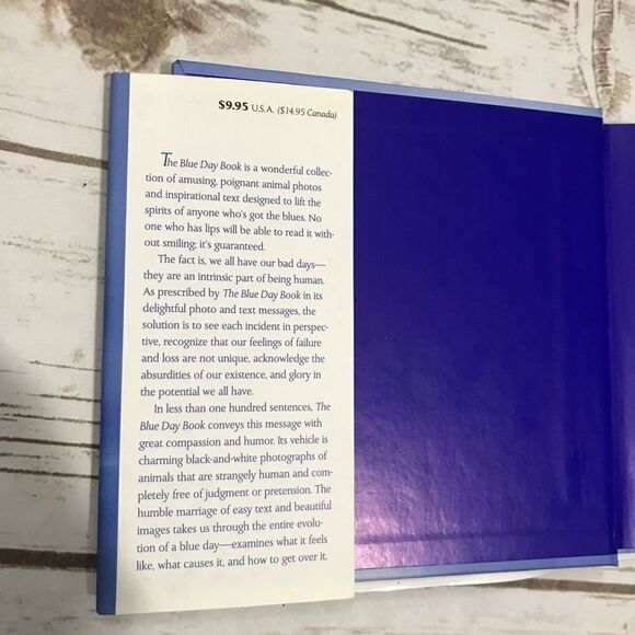 The Blue Book Bradley Trevor Greive A Lesson in Cheering Yourself Up Book - Picture 7 of 9